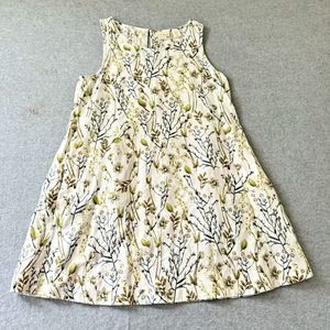 Cynthia Rowley Womens Dress Size M Linen Pockets Floral Shift Boho Lagenloon